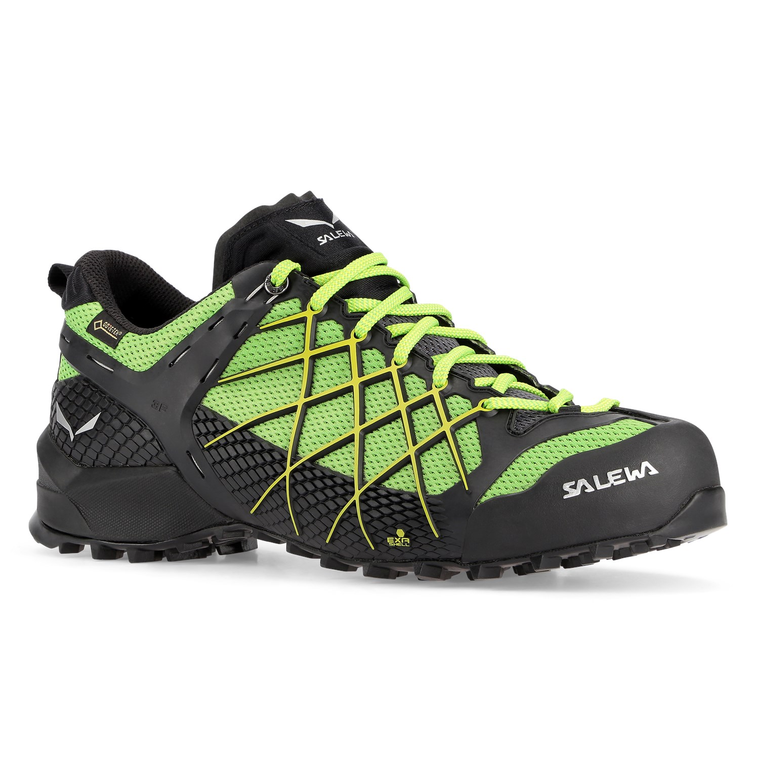 Tenis Salewa Wildfire GORE-TEX® Homem Verdes/Pretas/Amarelas 435LSOXYQ